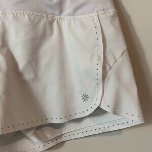 Athleta Laser Run Shorts | White Running Training Athletic Short